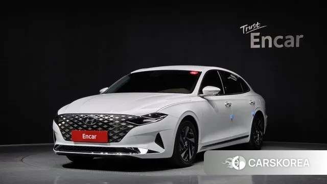 Hyundai The New Grandeur IG Hybrid 2021 Белый из Кореи