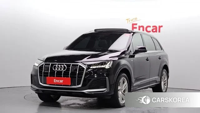 Audi Q7 (4M) 2021 Черный из Кореи