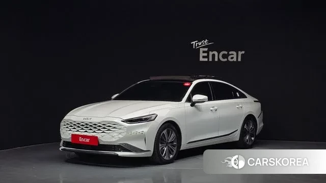 Kia K8 Hybrid 2023 Белый из Кореи