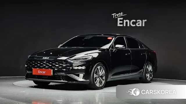 Kia K8 Hybrid 2021 Черный из Кореи