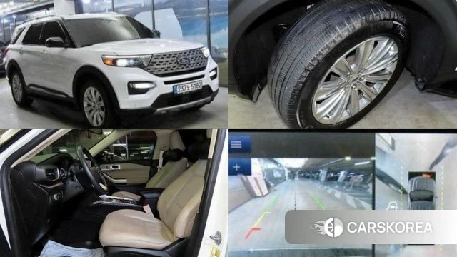 Ford Explorer 6th Generation 2021 Белый из Кореи
