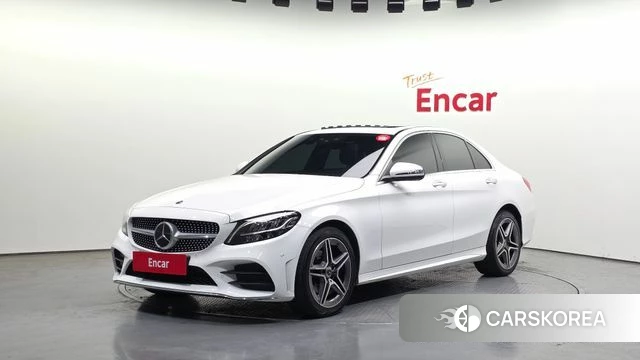 Mercedes-Benz C-Class W205 2021 Белый из Кореи