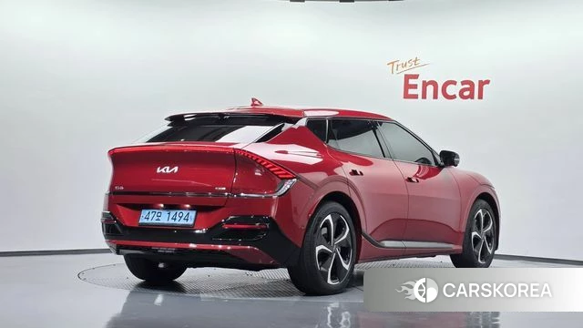 Kia EV6 2022 Красный из Кореи
