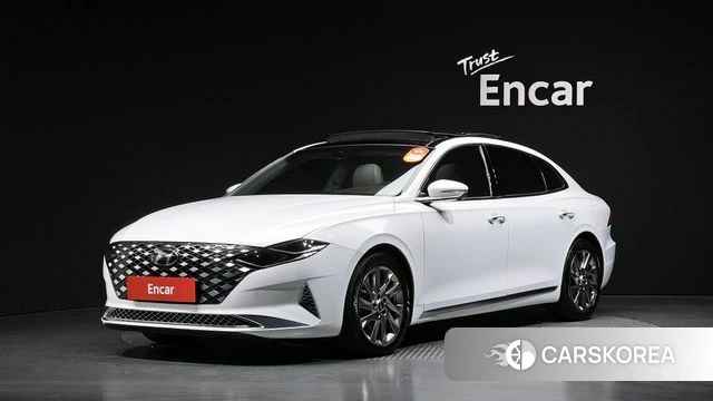 Hyundai The New Grandeur IG Hybrid 2021 Белый из Кореи