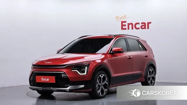 Kia Di Ol Nu Niro 2023 Красный из Кореи