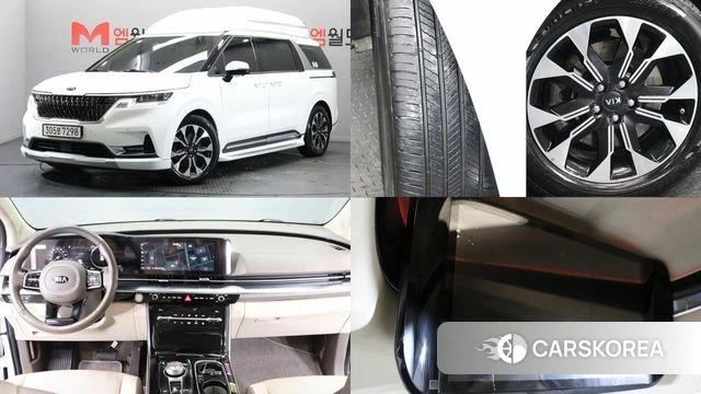 Kia Carnival 4th generation 2021 Белый из Кореи