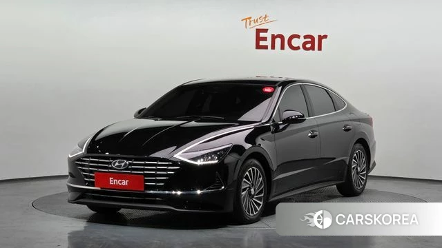 Hyundai Sonata Hybrid (DN8) 2022 Черный из Кореи