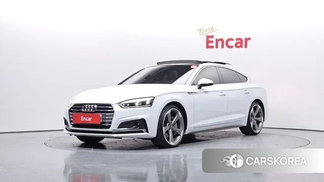 Audi A5 (F5) 2019 Белый из Кореи
