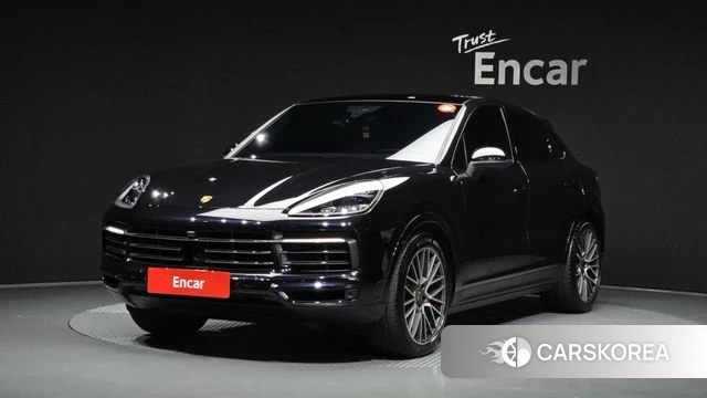 Porsche Cayenne (PO536) 2022 Черный из Кореи