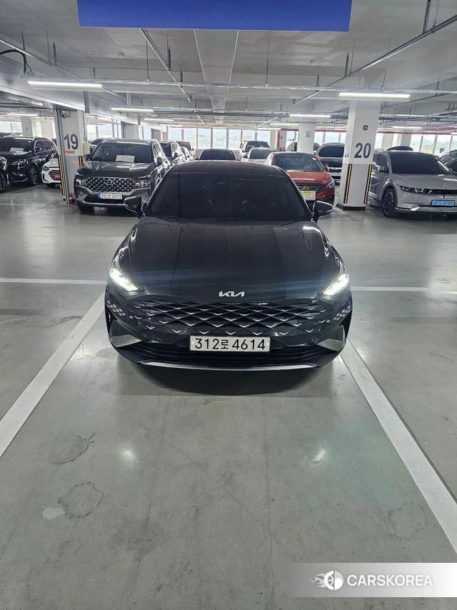 Kia K8 2021 Серый из Кореи
