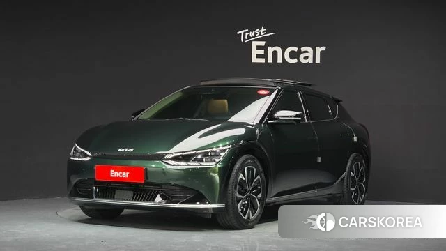 Kia EV6 2022 Темно-зеленый из Кореи