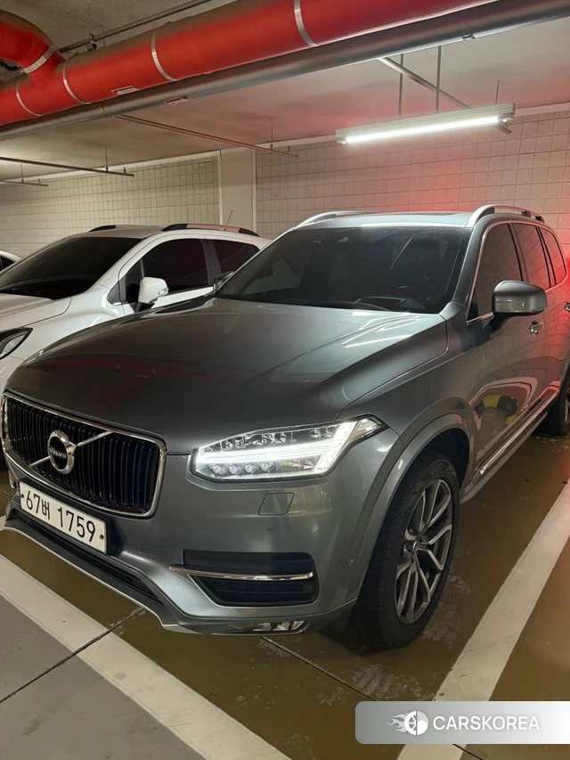 Volvo XC90 second Generation 2018 Серый из Кореи