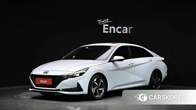 Hyundai Avante (CN7) 2020 Белый из Кореи