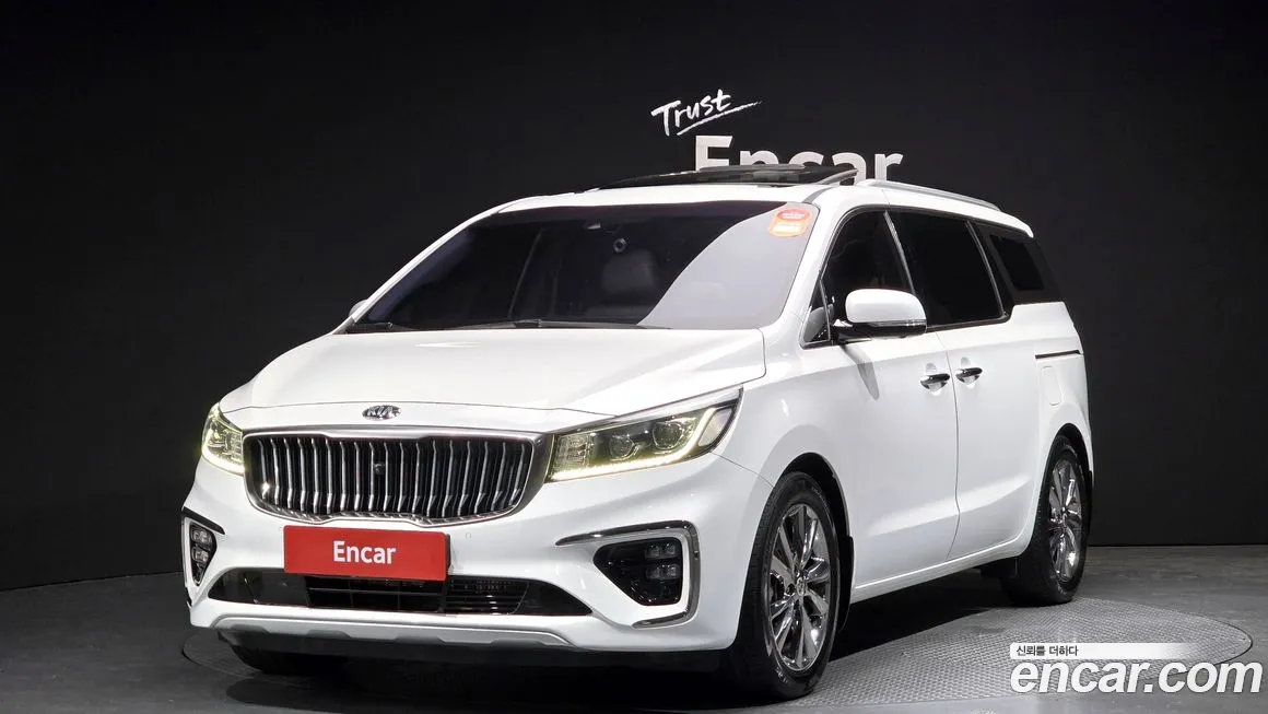 Kia The New Carnival 2019 Белый из Кореи