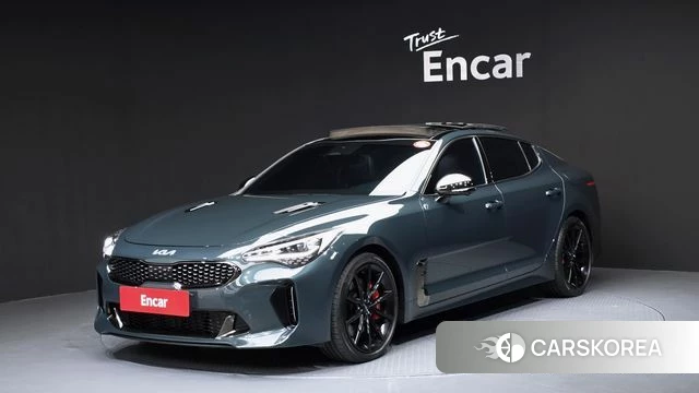 Kia Stinger Meister 2022 Синий нефрит из Кореи