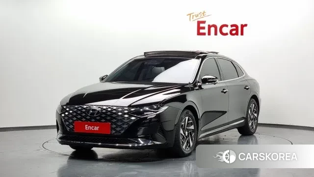 Hyundai The New Grandeur IG Hybrid 2022 Черный из Кореи