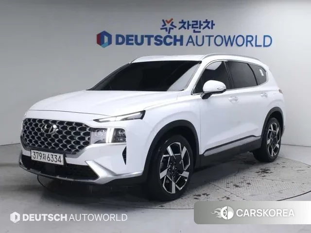 Hyundai The New Santa Fe 2021 Белый из Кореи