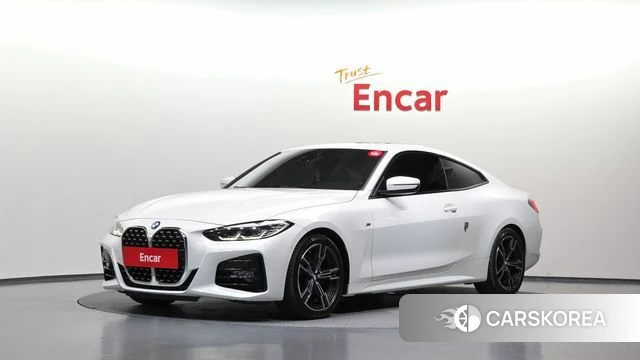 BMW 4 Series (G22) 2021 Белый из Кореи
