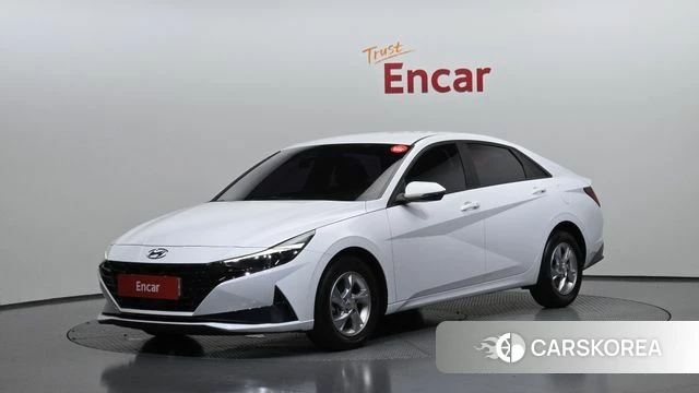 Hyundai Avante (CN7) 2021 Белый из Кореи