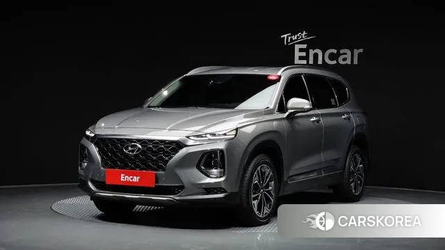 Hyundai Santa Fe TM 2018 Серебристо-серый из Кореи