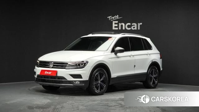 Volkswagen Tiguan second Generation 2020 Белый из Кореи