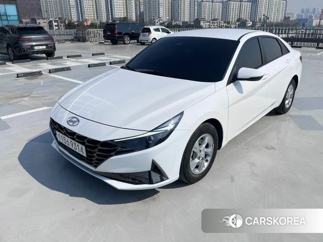 Hyundai Avante (CN7) 2021 Белый из Кореи