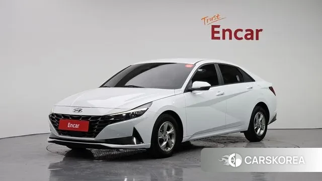Hyundai Avante (CN7) 2022 Белый из Кореи