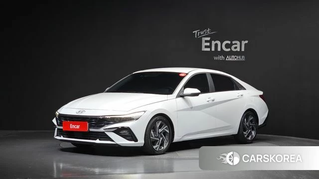 Hyundai The New Avante (CN7) 2023 Белый из Кореи