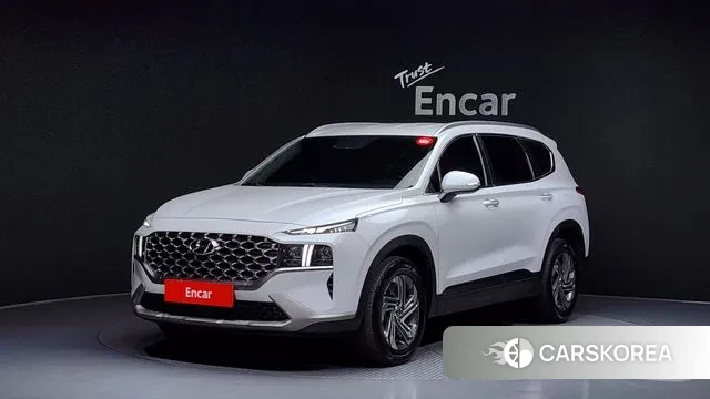 Hyundai The New Santa Fe 2021 Серебристо-серый из Кореи