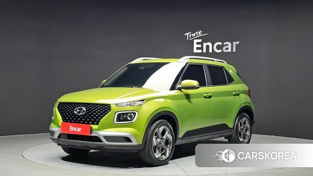 Hyundai Venue 2023 Светло-зеленый из Кореи