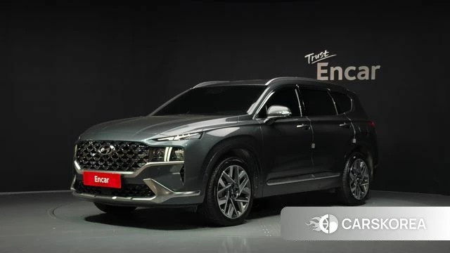Hyundai The New Santa Fe 2022 Серый из Кореи
