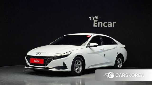 Hyundai Avante (CN7) 2020 Белый из Кореи