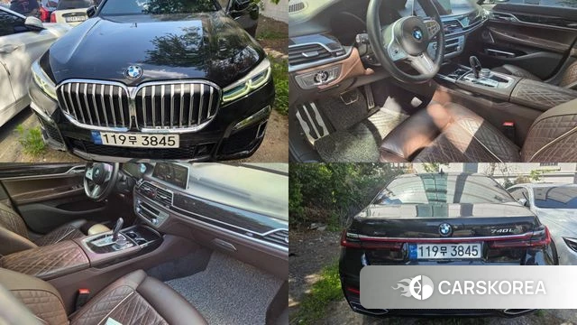 BMW 7 Series (G11) 2022 Черный из Кореи