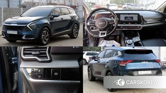 Kia Sportage 5th Generation Hybrid 2022 Синий из Кореи