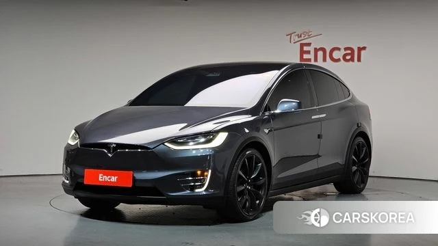 Tesla Model X 2018 Серый из Кореи