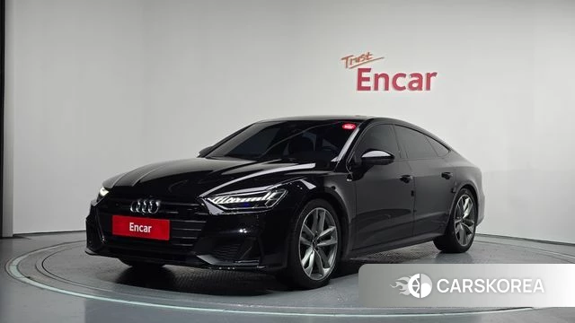 Audi A7 (4K) 2022 Черный из Кореи