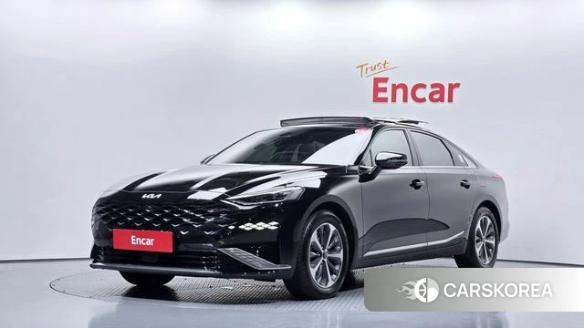 Kia K8 Hybrid 2023 Черный из Кореи