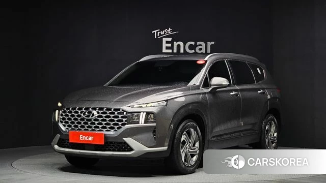 Hyundai The New Santa Fe 2021 Серый из Кореи