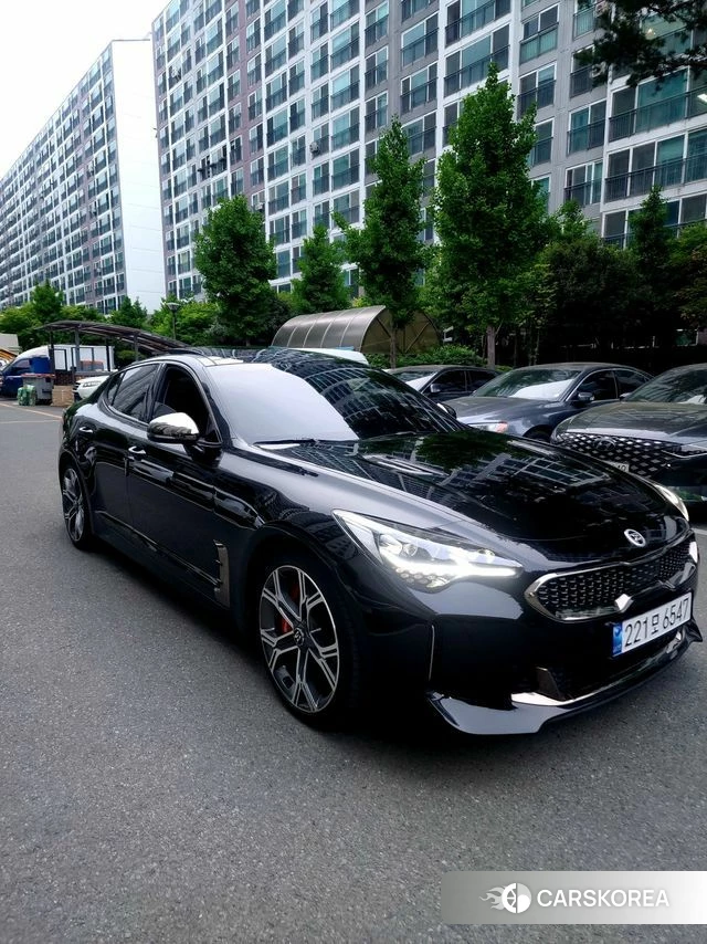 Kia Stinger 2019 Черный из Кореи