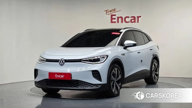 Volkswagen ID.4 2022 Белый из Кореи