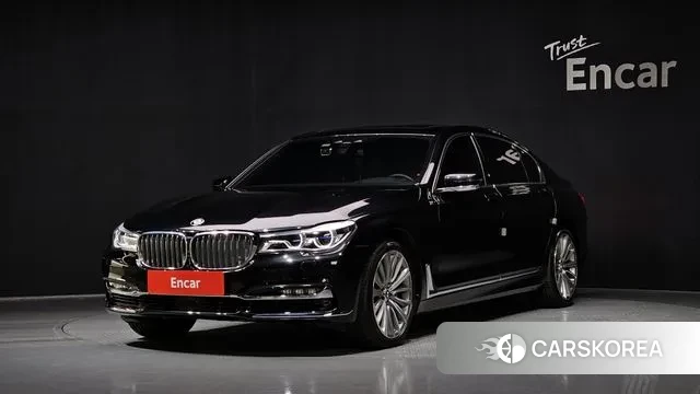 BMW 7 Series (G11) 2018 Черный из Кореи