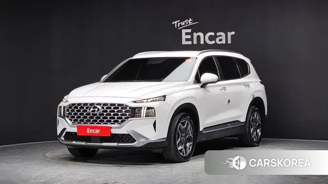 Hyundai The New Santa Fe 2021 Белый из Кореи