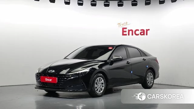 Hyundai Avante (CN7) 2021 Черный из Кореи