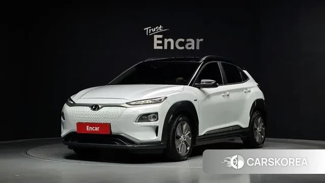 Hyundai Kona Electric 2019 Белый из Кореи