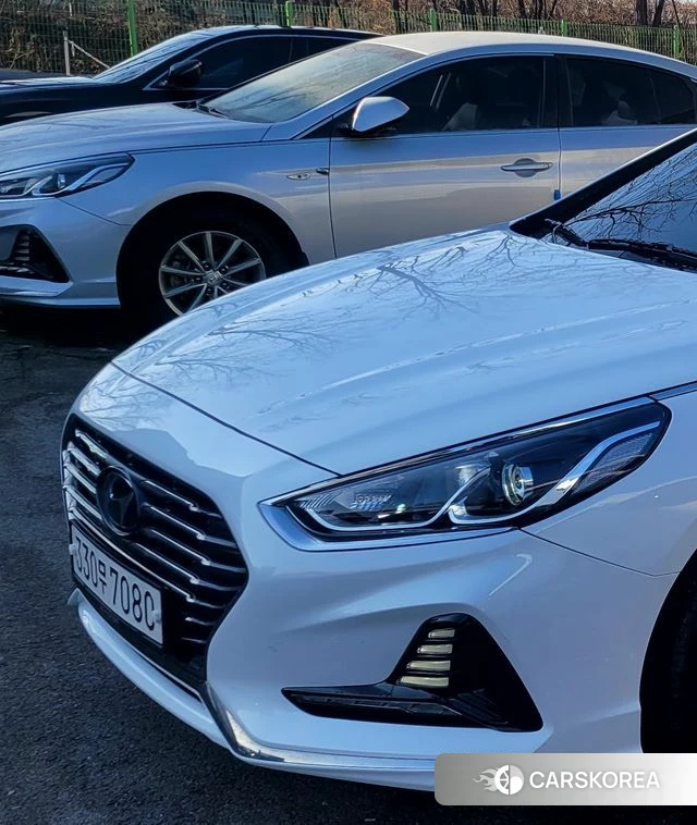 Hyundai Sonata New Rise 2018 Белый из Кореи
