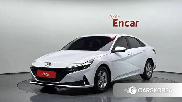 Hyundai Avante (CN7) 2021 Белый из Кореи