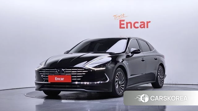 Hyundai Sonata Hybrid (DN8) 2019 Черный из Кореи