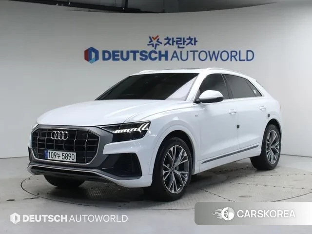 Audi Q8 (4M) 2021 Белый из Кореи