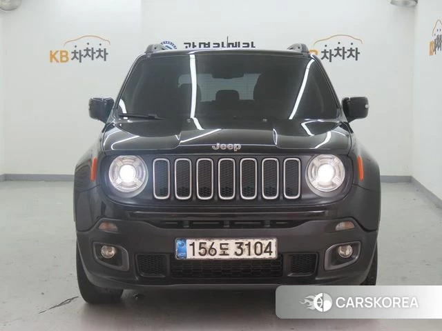 Jeep Renegade 2018 Черный из Кореи