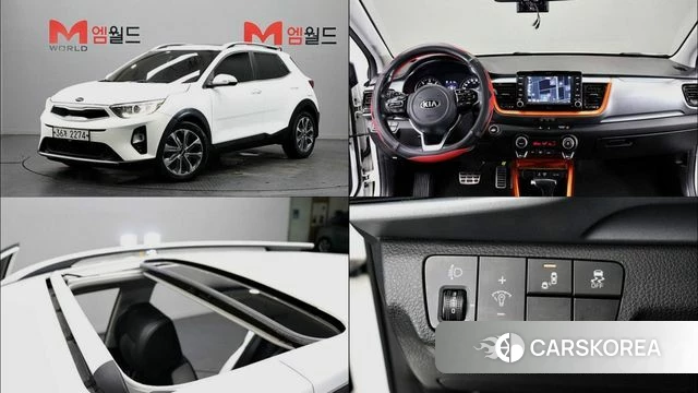 Kia Stonic 2018 Белый из Кореи